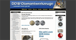Desktop Screenshot of ddw-diamantwerkzeuge.de